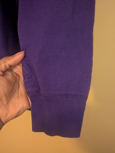 2012 Drake OVO Owl Hoodie Purple Gold Embroidered Size M – Rare – Good Cond - Photo 6 sur 12