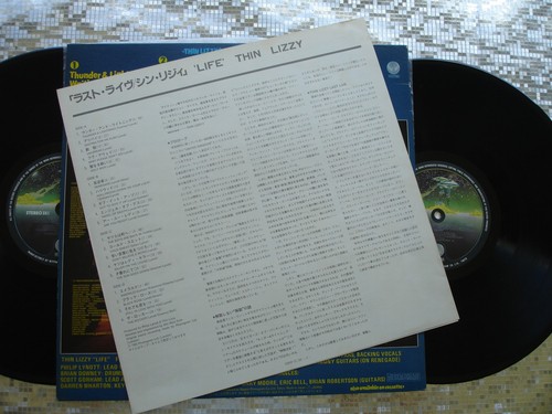 Thin Lizzy ~ Life Live ~ Vintage IMPORT LP Vertigo – 20PP-57-8 - Picture 5 of 12