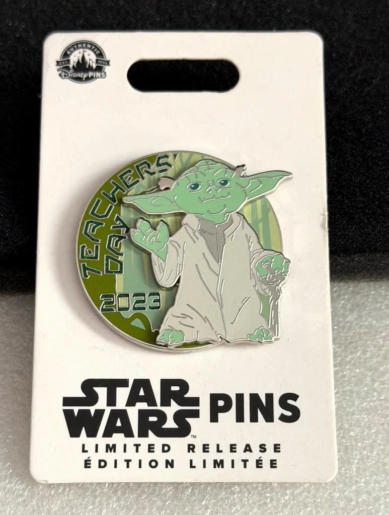 Disney Star Wars Master Yoda Teacher's Day 2023 Limited Release Pin