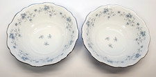 Vintage Johann Haviland Vegetable Bowls Set of 2 Blue Garland Germany