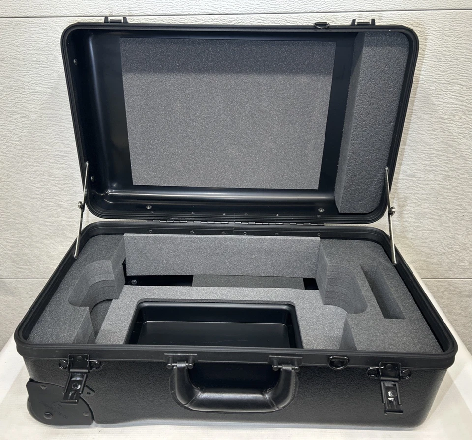 Heavy Duty Chicago Case Company Black Travel Case On Wheels-Excellent - Image 2 of 4