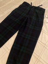 NWT Polo Ralph Lauren Plaid Boys pants, Color green, black, blue, size 5