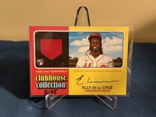 2024 Topps Heritage - Clubhouse Collection Autograph Relics Elly De La Cruz  