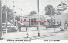 IN, Tell City, Indiana, Young's Standard Gas Station, Jimmie's Advertising Pub