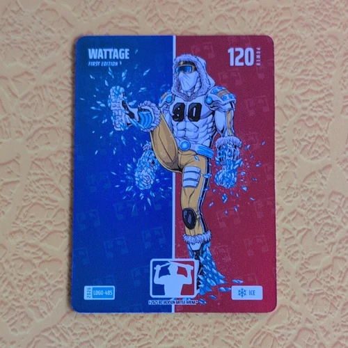 Wattage First Edition LDGO-485 Bo Jackson Battle Arena Collectible Card Ice 2023