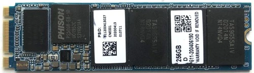 Phison 256GB M.2 2280 PCIe Gen3x2 NVMe SSD PS5008-E8-10