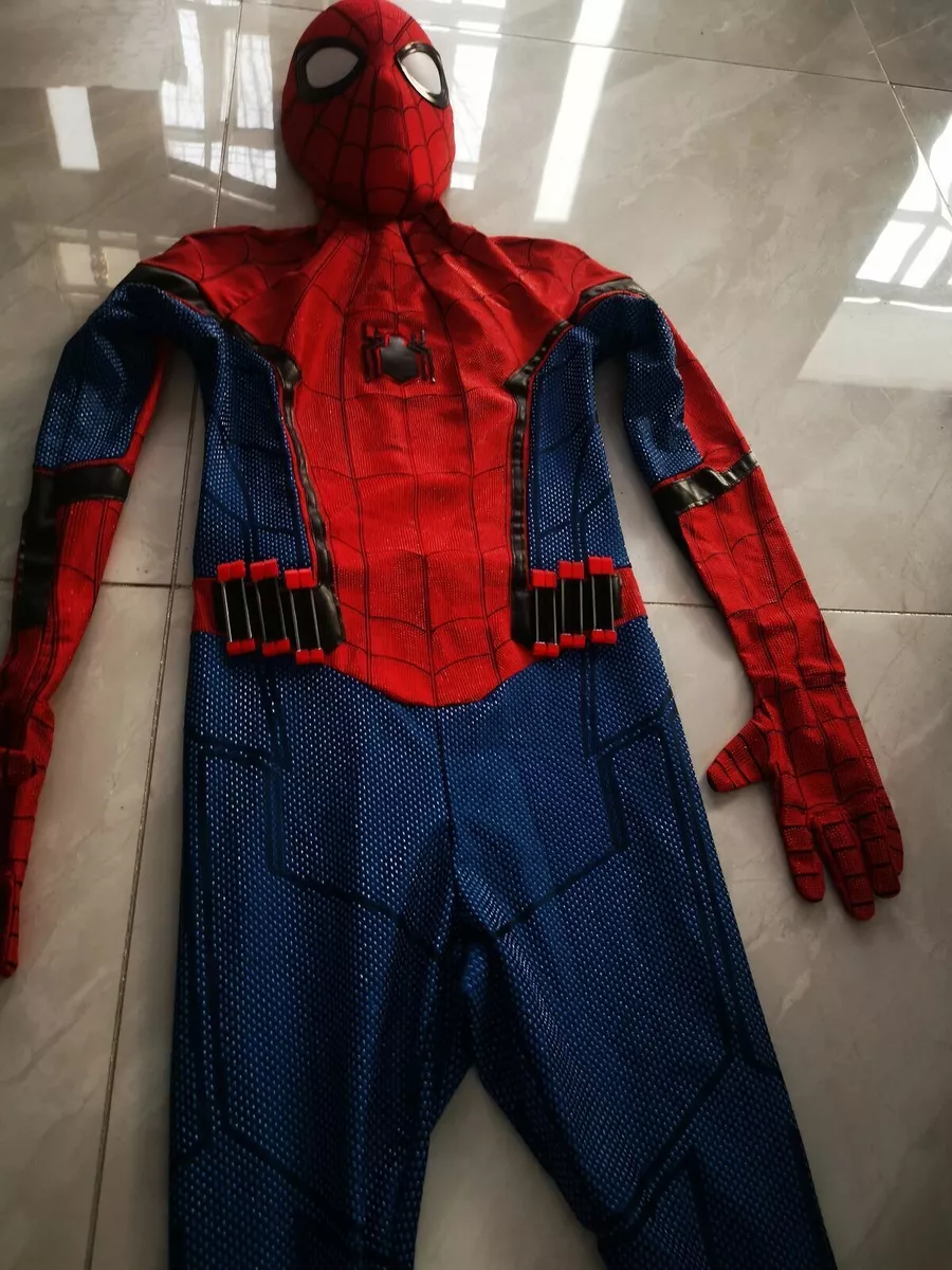 Spider-Man Homecoming Suit High Quality PU Material 3D Coating Line Costume  Cos