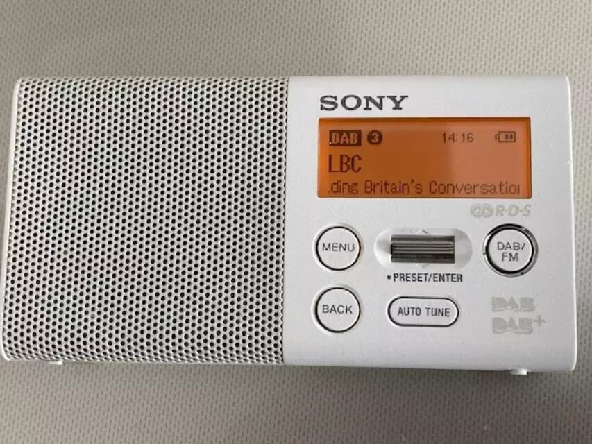 SONY XDRP1DBP Digital DAB DAB+ / FM Portable Compact Pocket Radio