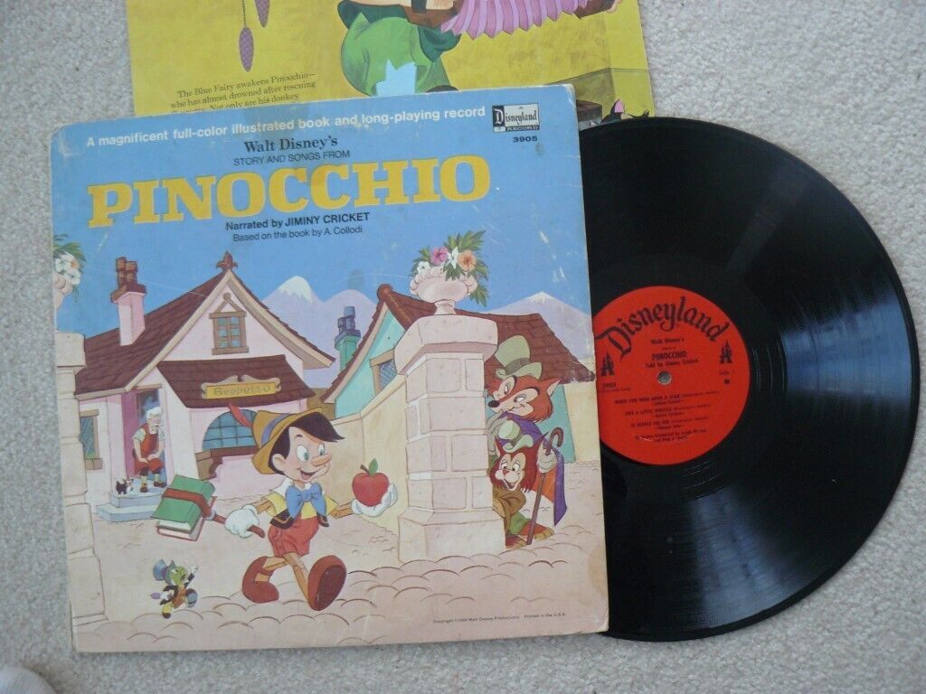 Walt Disney's Pinnochio LP