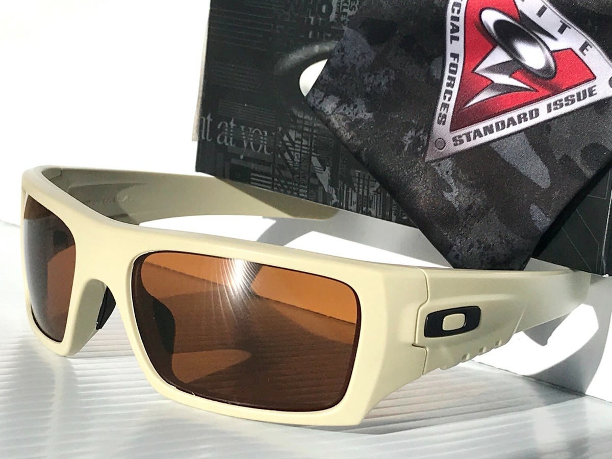 NEW Oakley DET CORD Desert Tan Galaxy POLARIZED Galaxy Bronze
