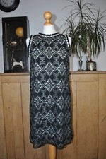 Max Studio Black Lace A-Line Sleeveless Dress Size S Beige Contrast Lining