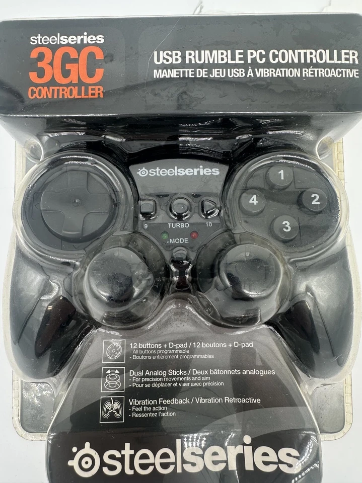 SteelSeries 3GC USB Rumble PC Controller - Image 2 of 4