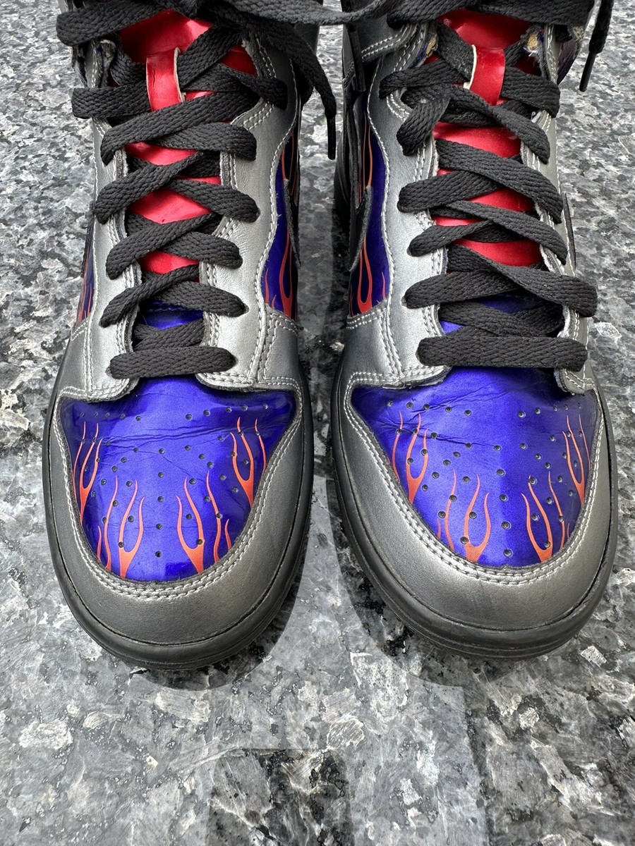 Nike Dunk High GS 'Optimus Prime' 308319 001 Youth size 7Y
