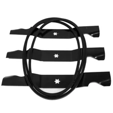 50" Deck Maintenance Kit Heavy Duty Blades Belt fits Troy Bilt Mustang Zero Turn