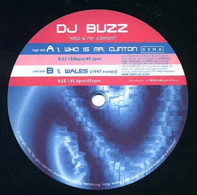 DJ Buzz - Who Is Mr. Clinton? (12'') (Very Good (VG)) - 3126664597