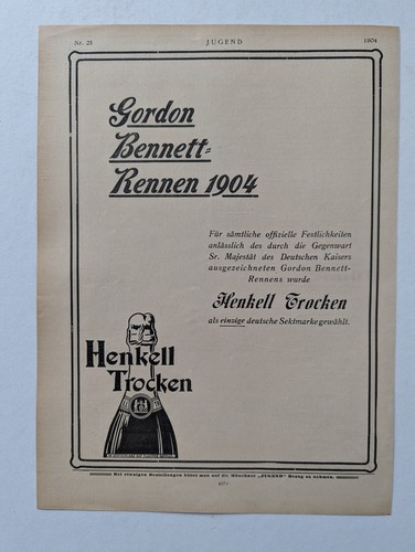 JUGEND 1904 Einzelverkauf div. Werbung Anzeigen Reklame abb. und weitere (W04G) - Picture 6 of 15