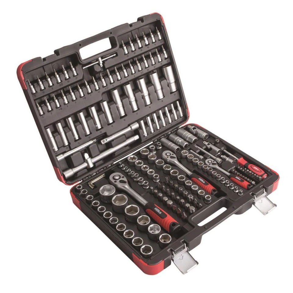 171 Pcs Socket Set & Screwdriver Bit Torx Rachet Driver 1/2",1/4" & 3/8" Tool - Image 2 of 4