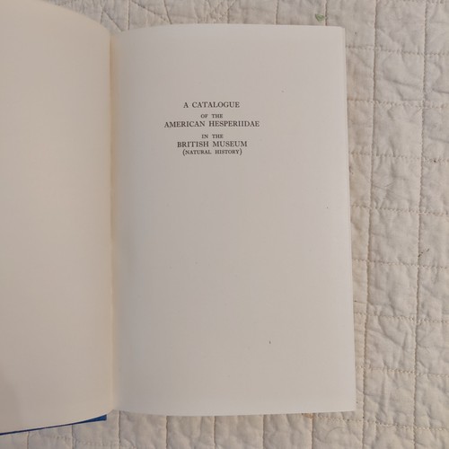 Rare 1951 A Catalog Of The American Hesperiidae Volumes 1-4 Evans Entomology - Picture 21 of 24