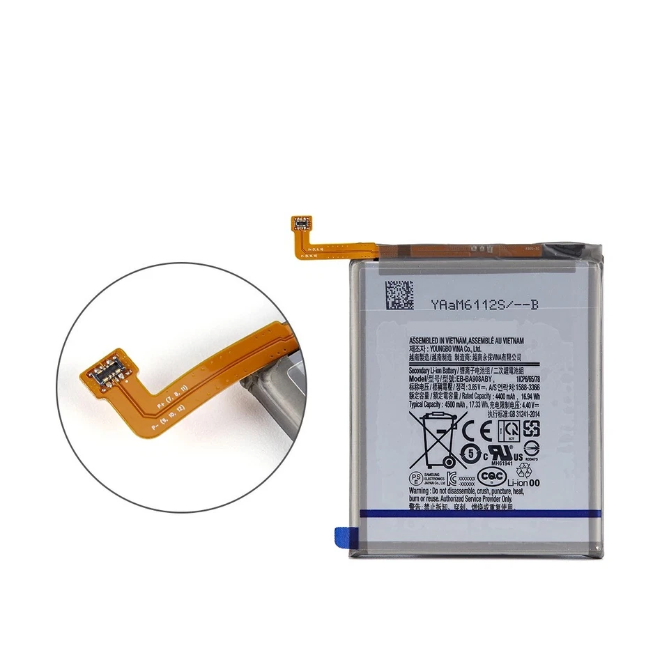 BATERÍA INTERNA EB-BA908ABY PARA SAMSUNG GALAXY A90 5G 4500mAh REEMPLAZO Foto 2 de 4