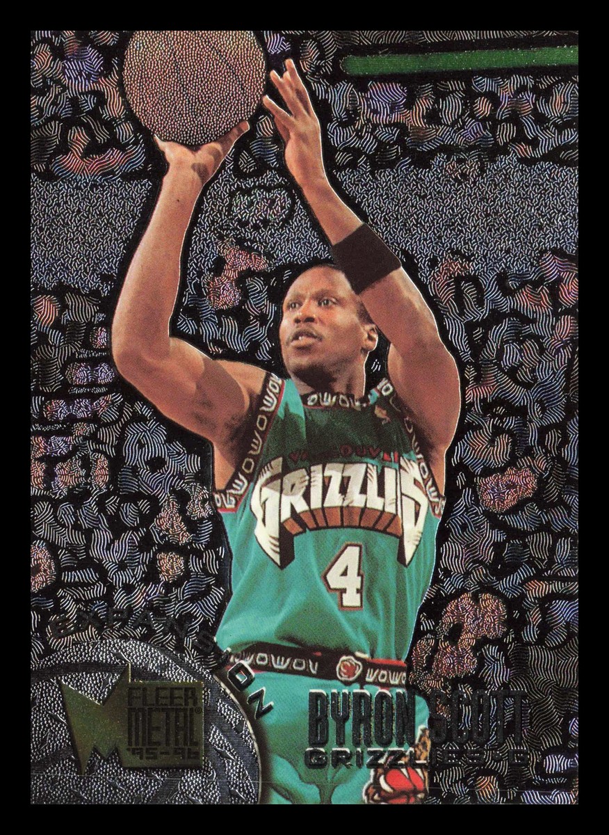 RACING the MOON TOUR ’95-’96 BORN IN 66 Byron Scott #206 1995-96 Metal Vancouver Grizzlies Basketball | eBay