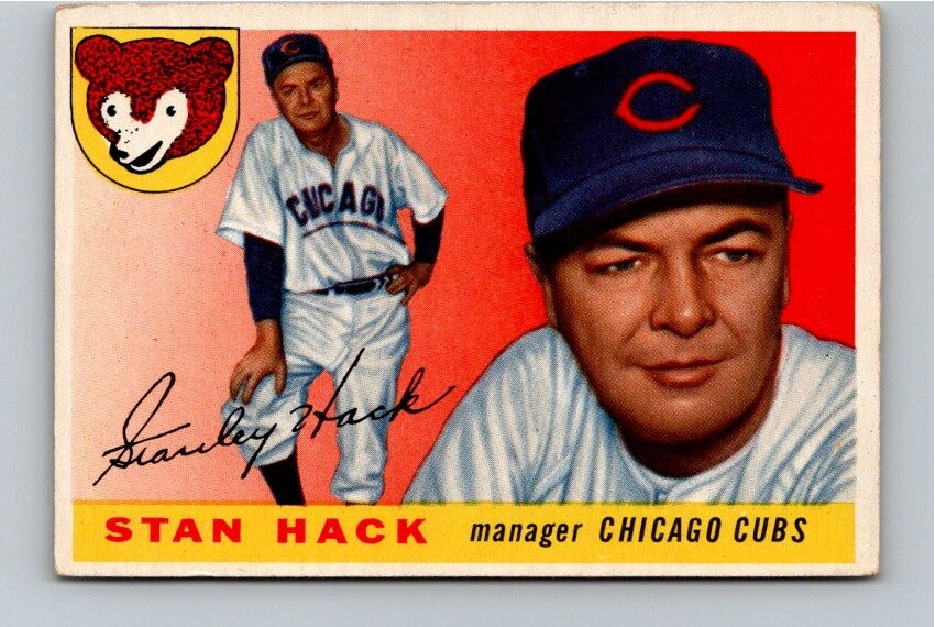 1955 TOPPS BASEBALL #6 STAN HACK                   MID GRADE NP