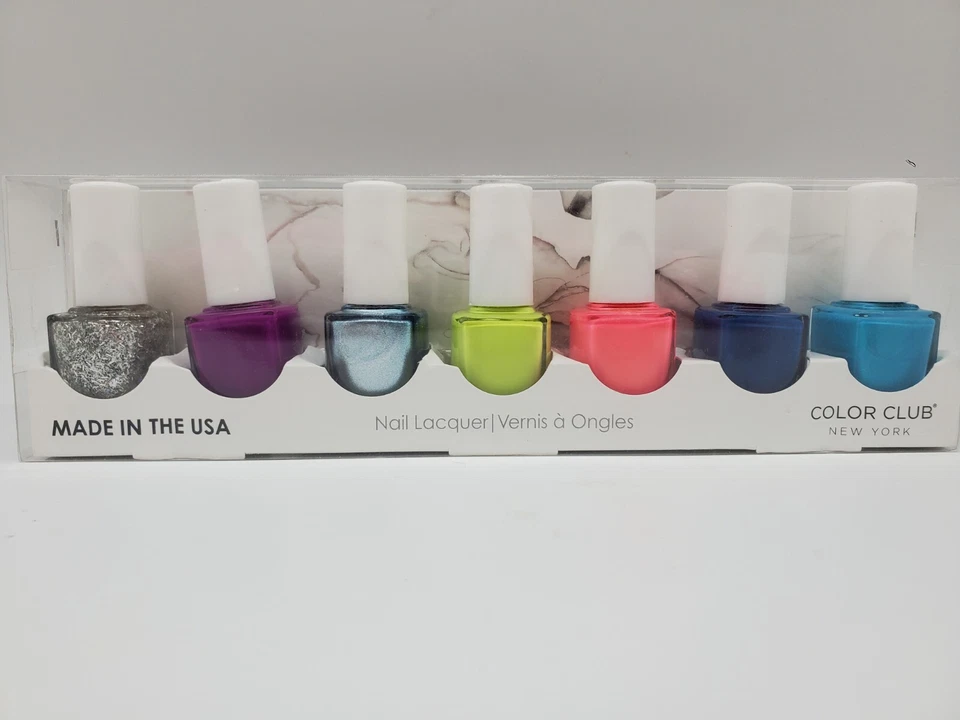 Esmalte de uñas COLOR CLUB colores neón brillantes ~ tonos rosas ~ tú eliges Foto 2 de 4