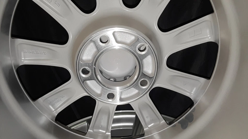 (4) 18 x 8.5" Borbet 5-114.3 Alloy Wheels (Brand New!) Made in Italy - Image 3 of 4