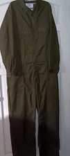 Military Utility Coveralls Unicor Zip Up Army Green Size 48 L