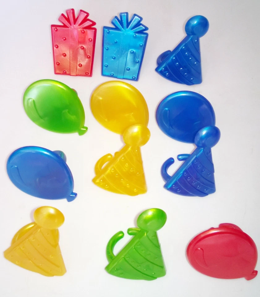 Favores de Fiesta Pastel Cupcake Decoraciones Regalos Globos Fiesta Sombreros Anillos Cantidad 12 Foto 4 de 4