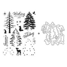 Hero Arts "COLOR LAYERING SEASONAL TREE" Stamps Only OR Stamp Dies Bundle 2023