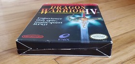 Dragon Warrior IV 4 Four Nintendo NES RPG CIB lot Box Chart Inserts Manual Book!