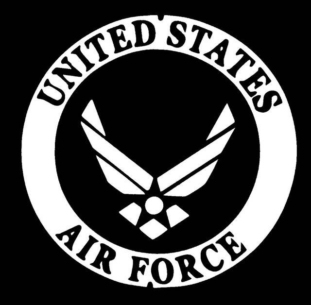 AIR FORCE EMBLEM Vinyl STICKER DECAL
