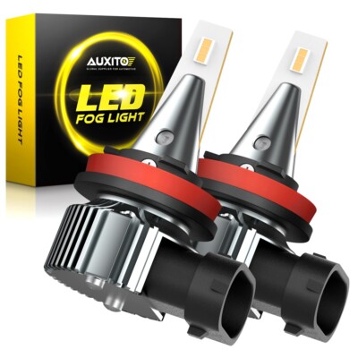 2X AUXITO Golden Yellow H11 LED Fog Light Headlight Bulbs Lamp Conversion Kit I9