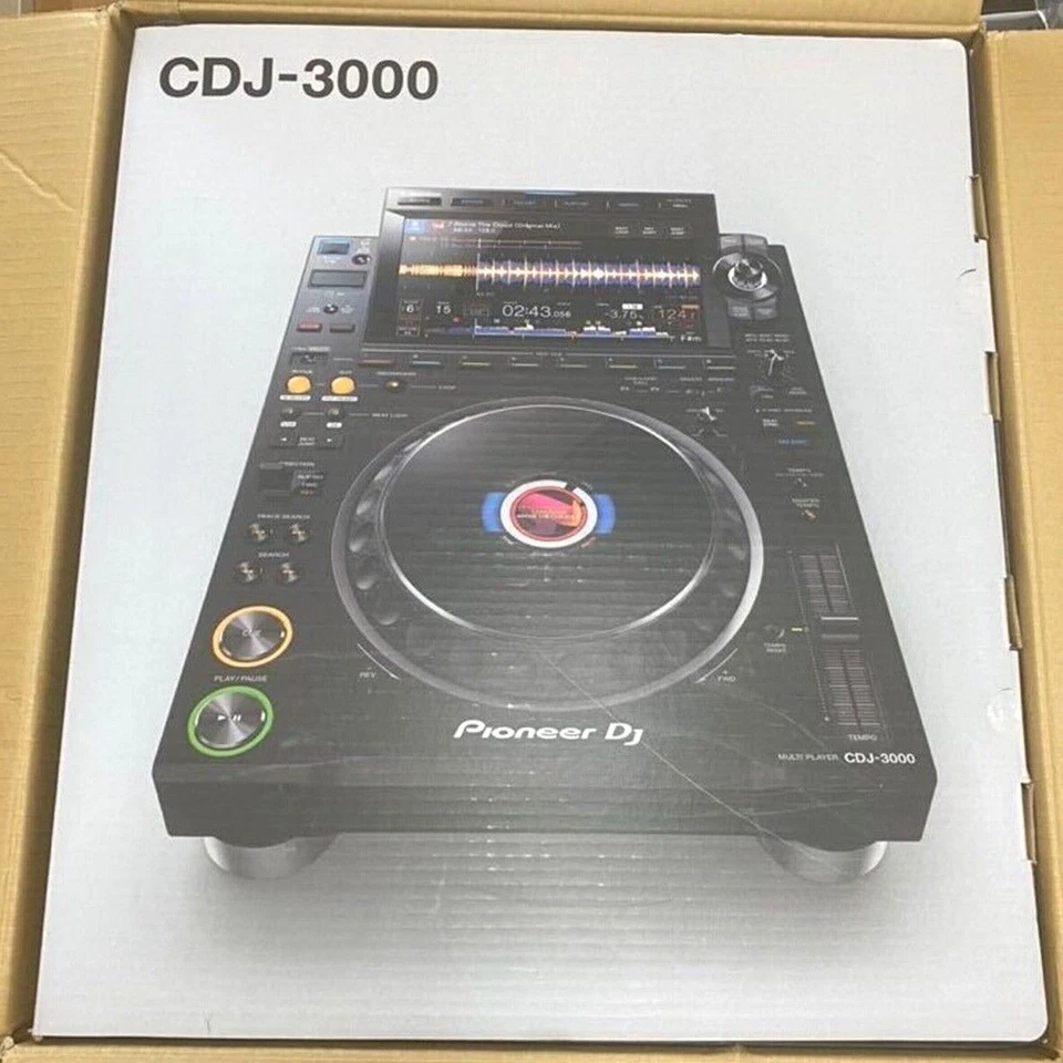 In Stock Pioneer DJ CDJ-3000 Multi Player Professional Flagship AC100V New - Image 3 of 4