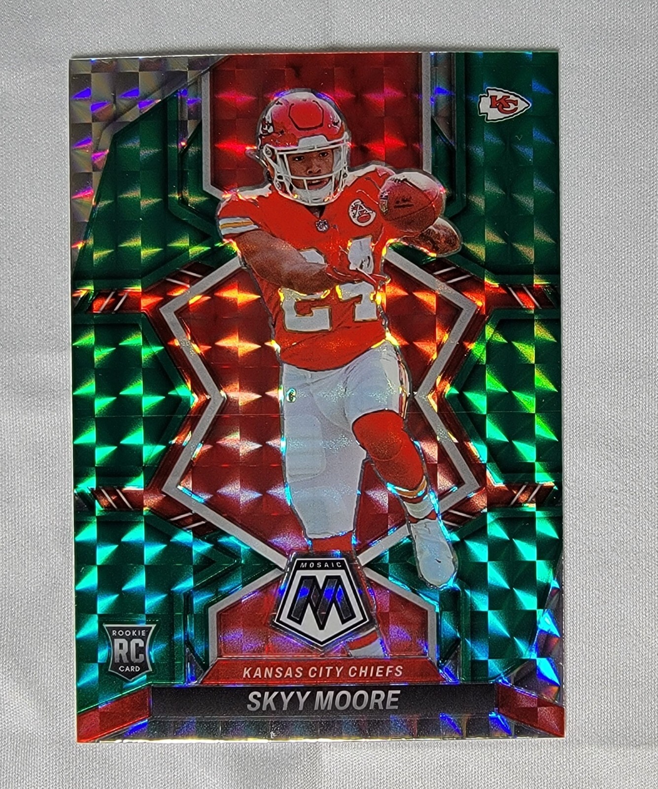 2022 Mosaic: Green Prizm: Kansas City: Skyy Moore 319