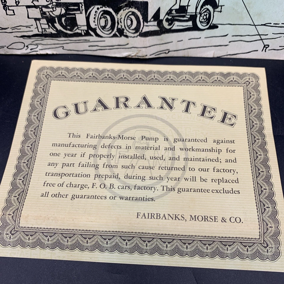 1961 Fairbanks Morse Bombas Submersíveis Instalação/Operação/Instruções de Pintura - Imagem 4 de 4