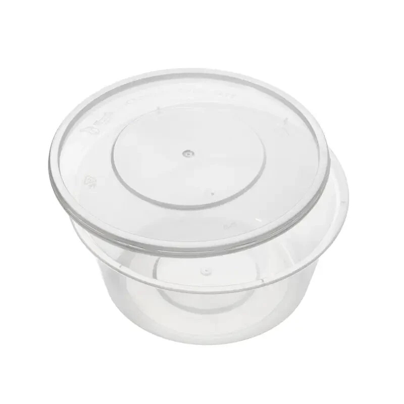 250 x 12oz Round Microwave Safe Deli Containers With Lids