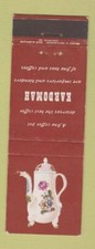 Matchbook Cover - Kardomah Tea Coffee pot UK England WEAR