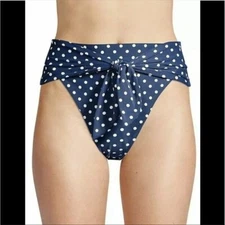 WeWoreWhat Riviera High Rise Polka Dot Bikini Bottom - XL