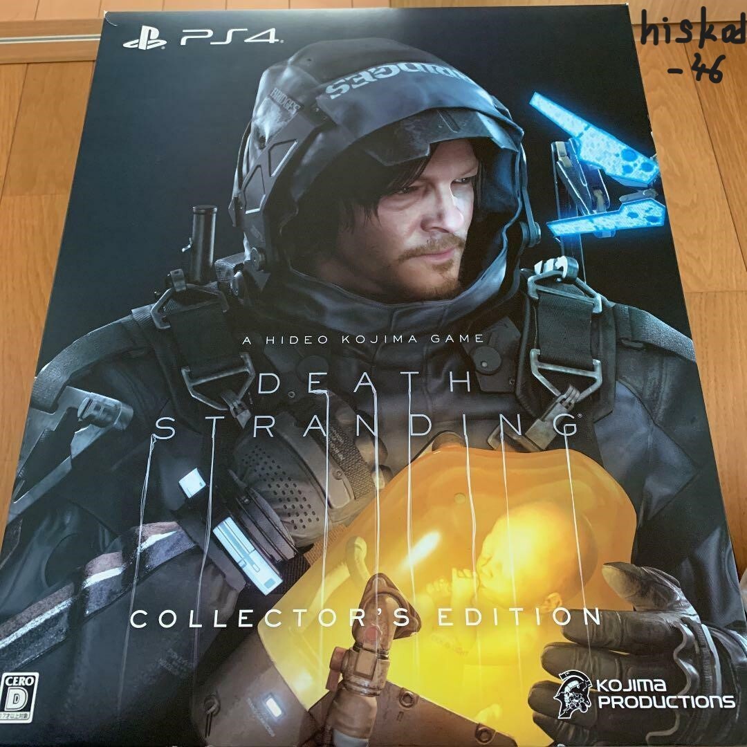 Death Stranding Collector's Edition SONY PS4 PlayStation Game software &  Figure