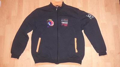 Extremely Rare Tibhar 2011 WTTC Rotterdam CREW XXL Full Zipup Sweatshirt Shirt