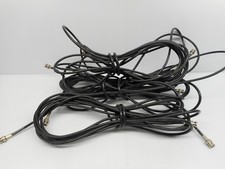 Lot of 4 24' Ft BNC Male to BNC Male RG59 Cables