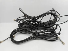 Lot of 4 24' Ft BNC Male to BNC Male RG59 Cables
