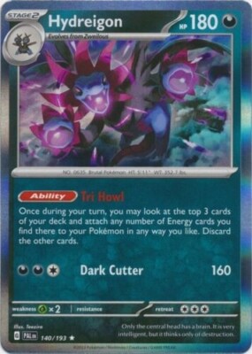 hydreigon pokemon card holo - Hydreigon-EX (62/108) - XY Roaring Skies Holo Rare Retreat cost Hydreigon Plasma Freeze | Pokmon