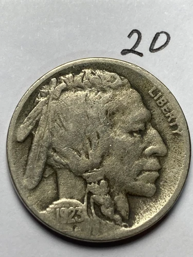 1923-S  BUFFALO NICKEL, "FINE" condition, #20