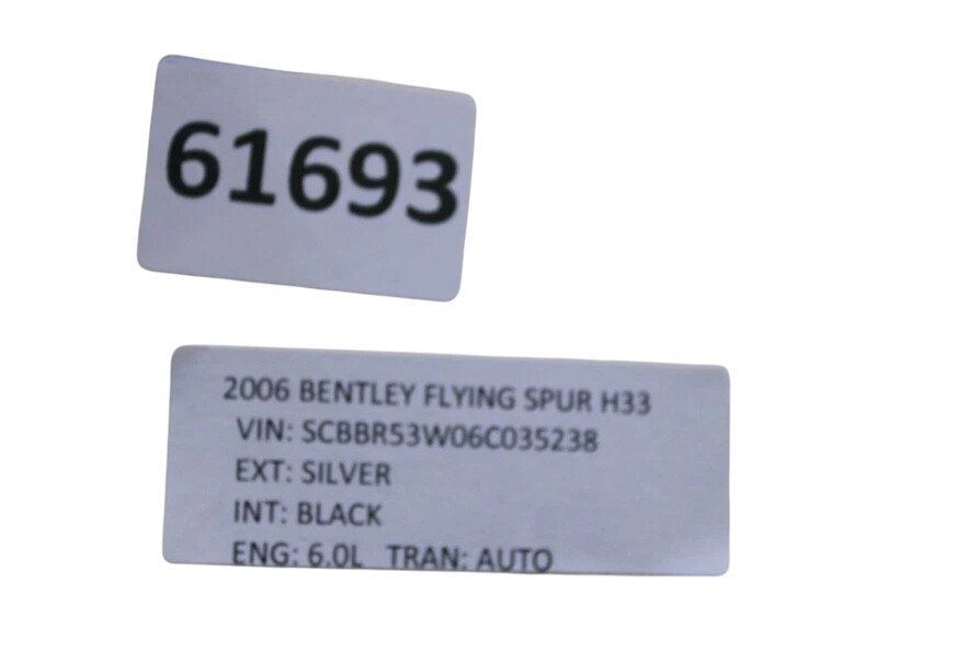 06-13 Bentley Continental Flying Spur Rear Right Side Door Shell Panel Oem