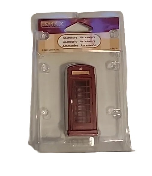 Lemax - Telephone Booth U2013 Bow Garden Centre