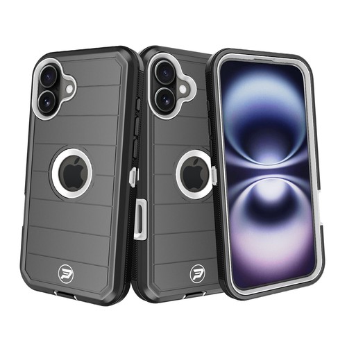 Funda resistente de TPU y PC forrada de triple capa para iPhone 16 PLUS (pantalla 6,7") - Imagen 16 de 44