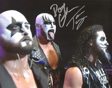Tama Tonga Karl Anderson Luke Gallows Signed 11x14 Photo BAS COA Bullet Club WWE