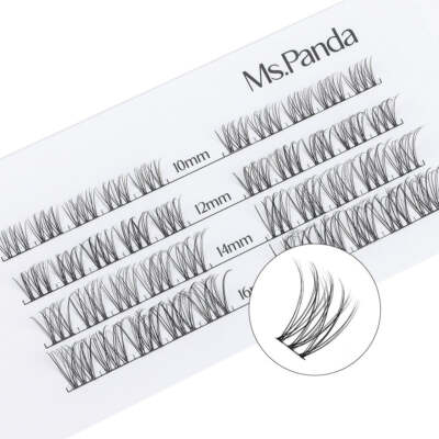 Ms. Panda Wispies 40 Clusters Eyelash 10-16mm Mix Curl False Eyelashes